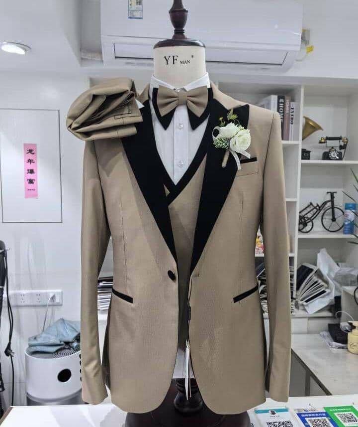 Turkish biege Suit 3 piece