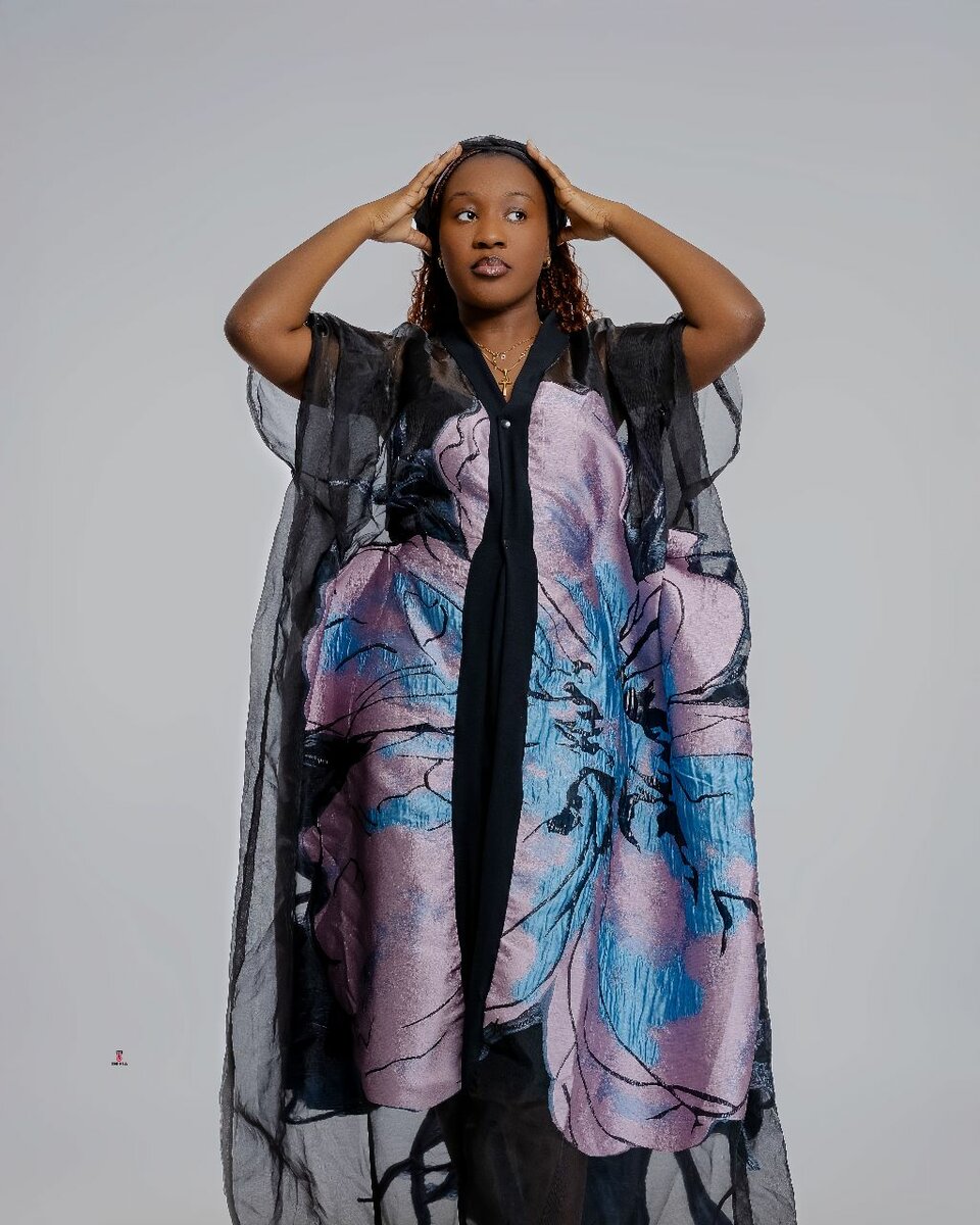 Robe Caftan Élégante Fleurie