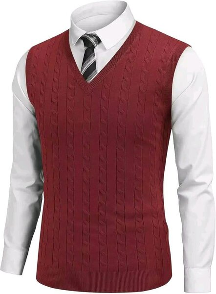 Gilet homme en maille chic