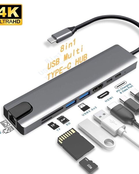 8 in 1 Type C Adapter