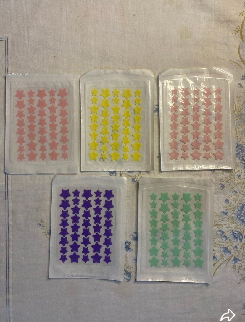 Masque a lèvre et patch étoile