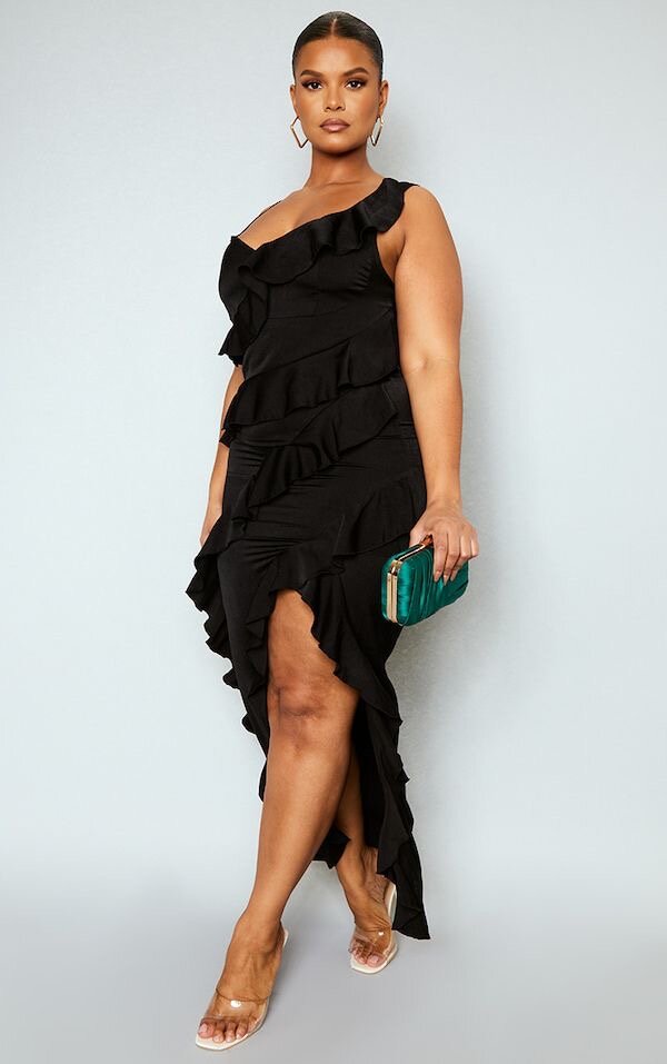 Robe noire grande taille XXXL
