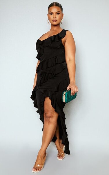 Robe noire grande taille XXXL