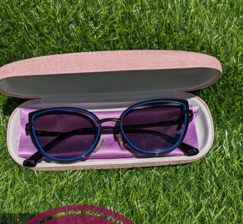 Sunglasses with black frames