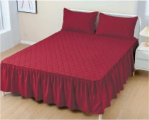Bedroom set: waterproof quilted bedspread + pillowcases 2pcs
