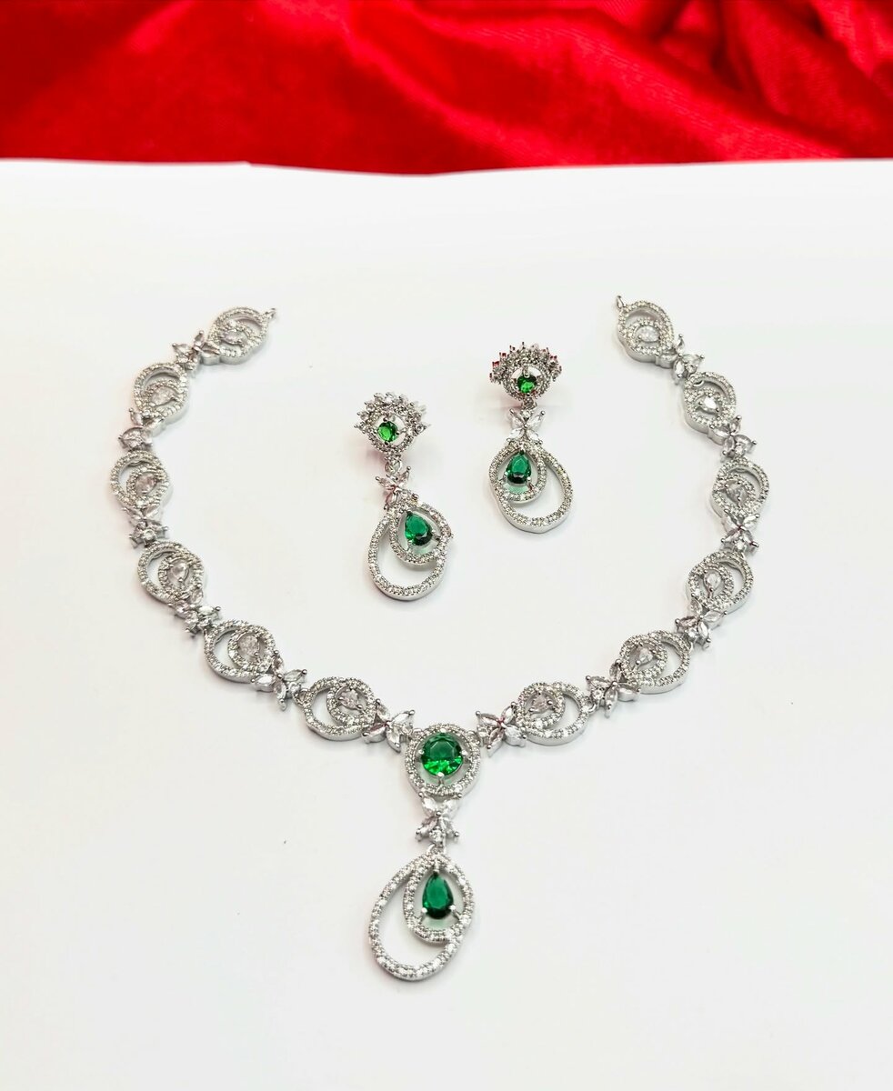 American Diamond 1 karat set