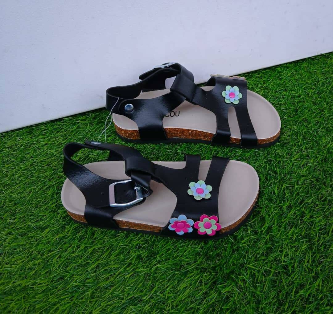 Sandales enfant à fleurs