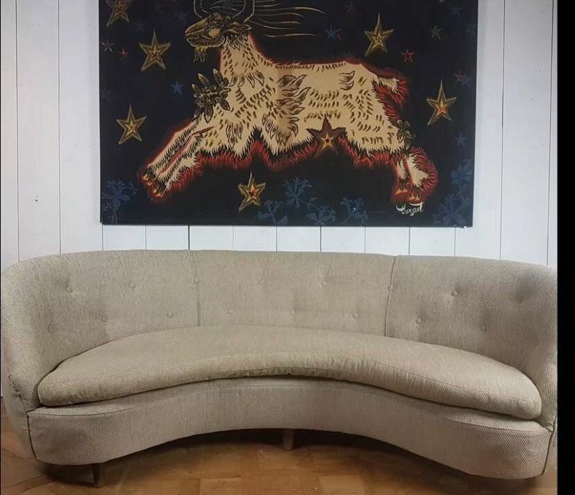 Canapé en courbe design unique