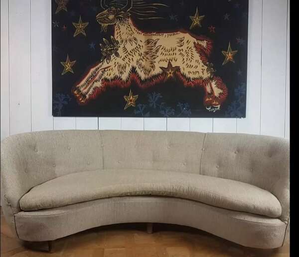Canapé en courbe design unique