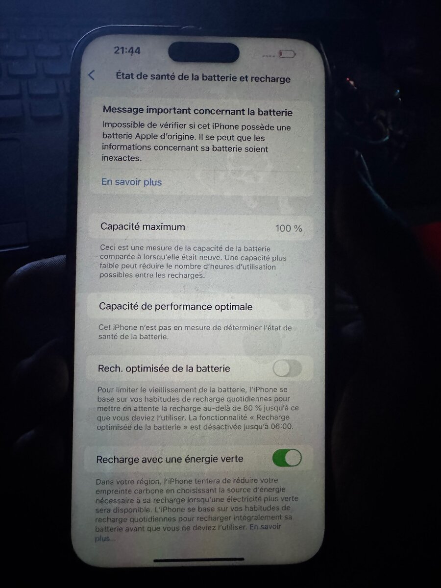 14 pro max tout passe bien batterie ok