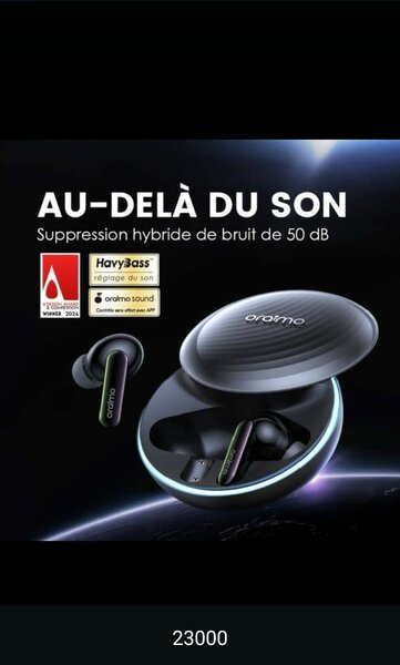 Écouteurs Oraimo FreePods 4 ANC