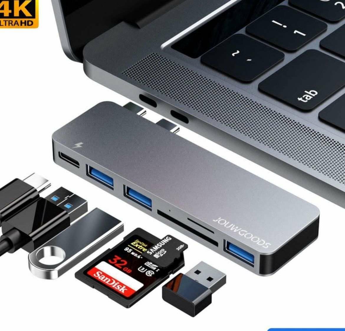 MULTIE-PORT  ENTRE USB OU TYPE C