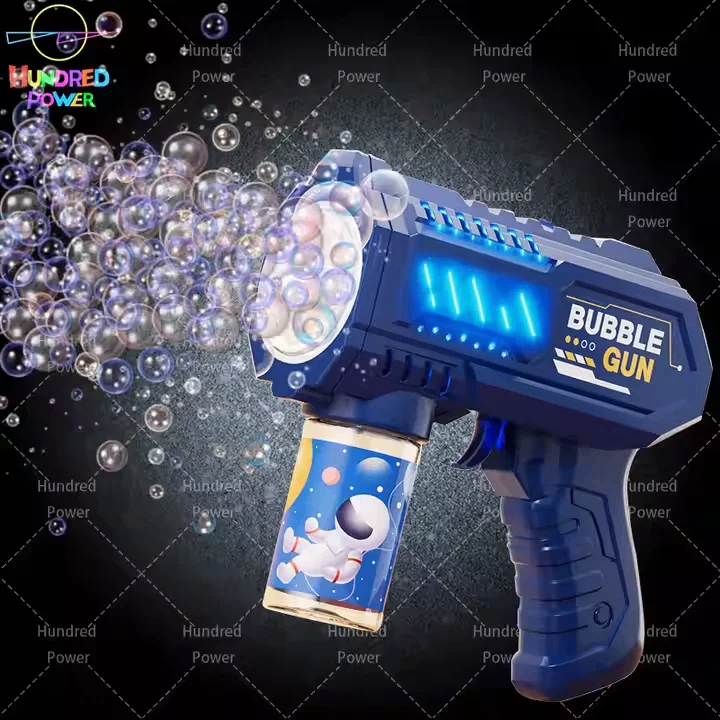 Pistolet à bulles lumineux
