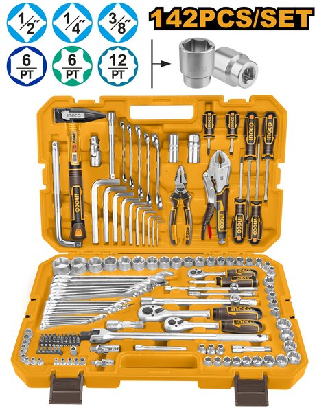 Coffret à outils 142 pièces
