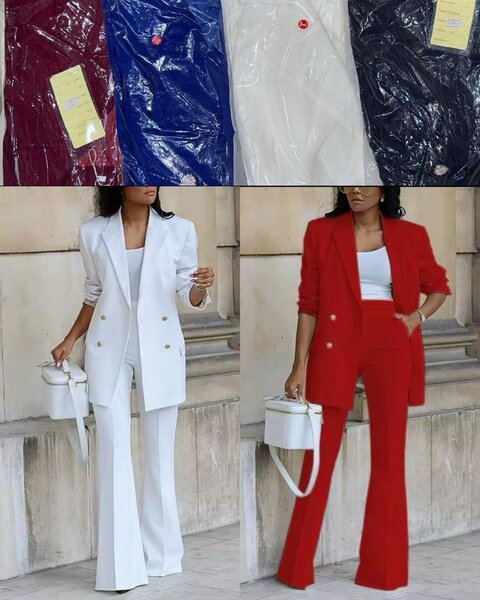 Tailleur Pantalon Femme Chic