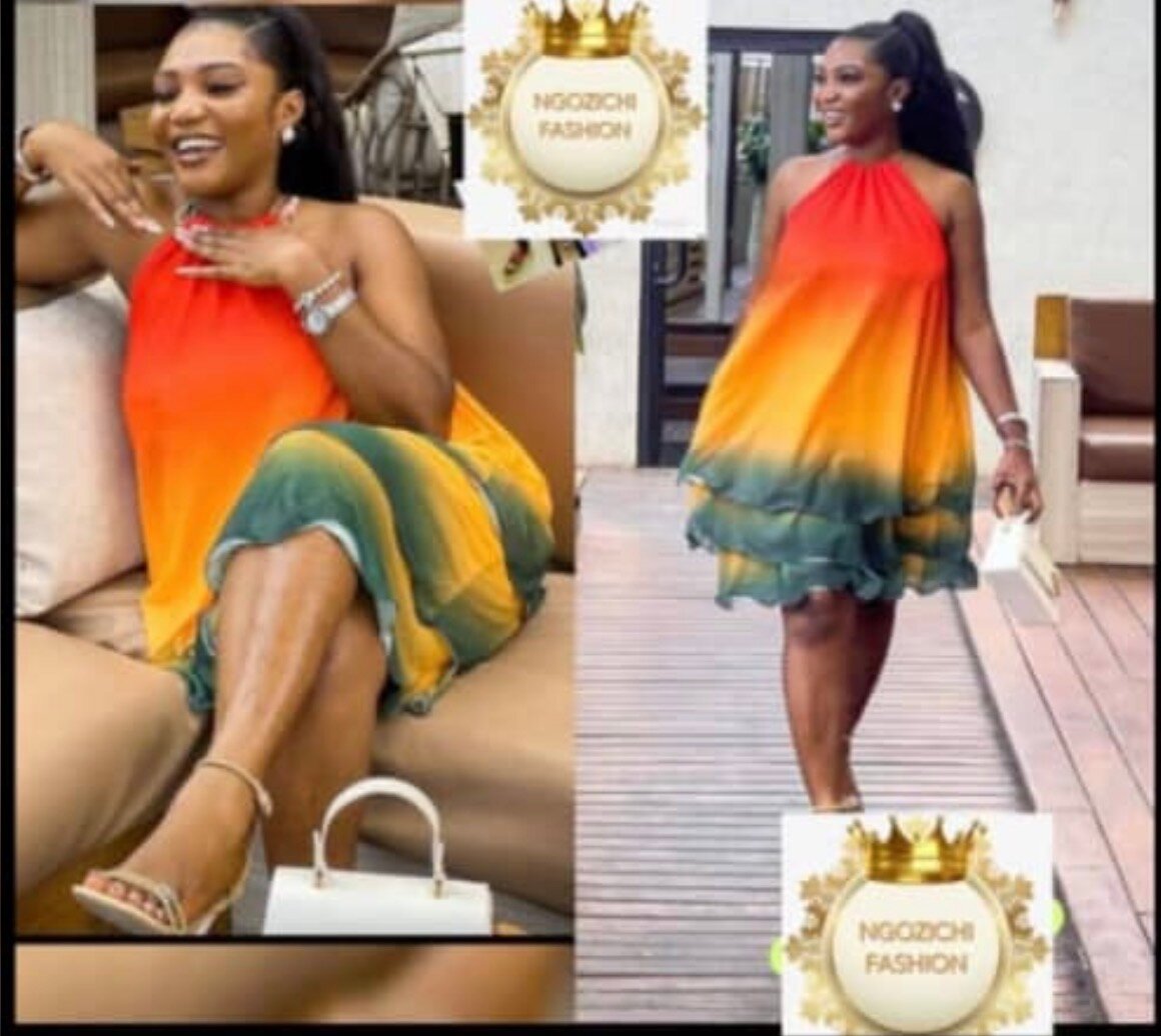 Robe d'été dégradée élégante