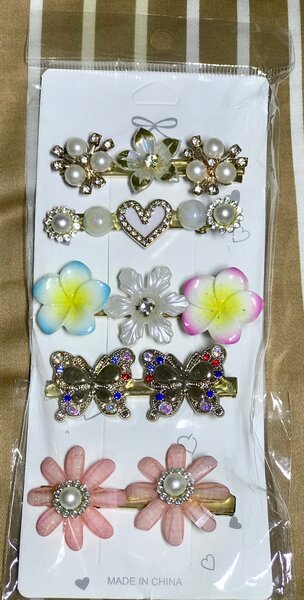 Ensemble Barrettes Décoratives