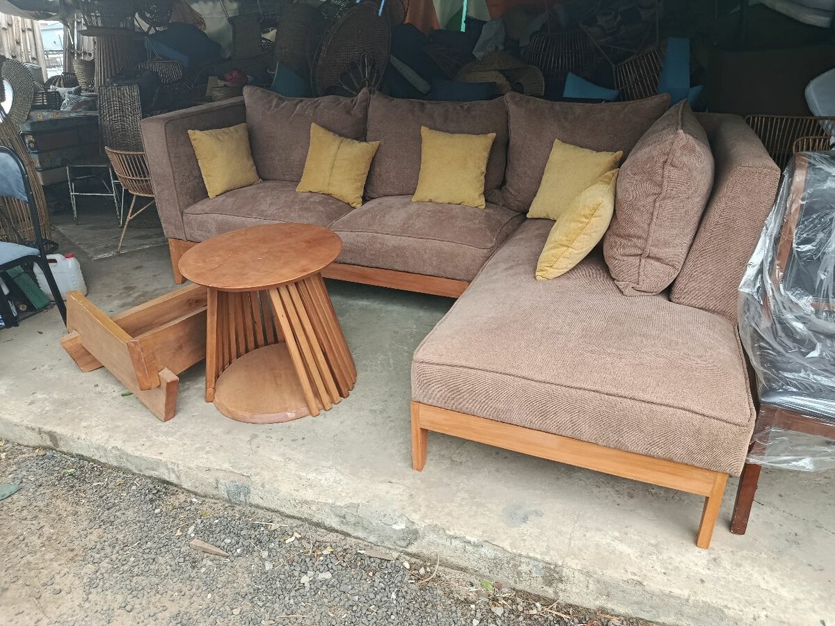 Canapé d'angle confortable