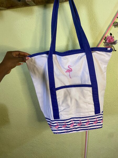 Sac cabas en toile imprimé