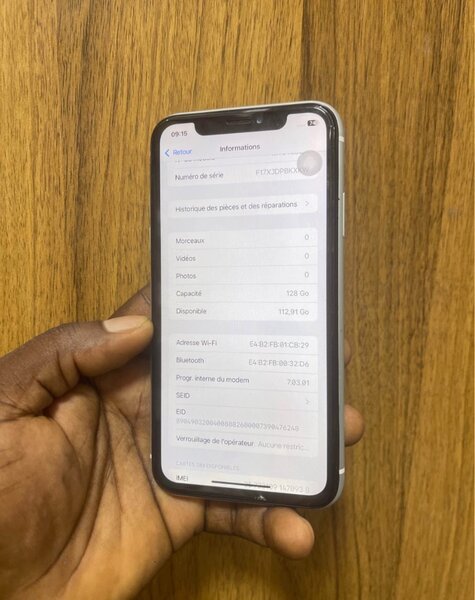 iPhone XR 128 Go Blanc Débloqué