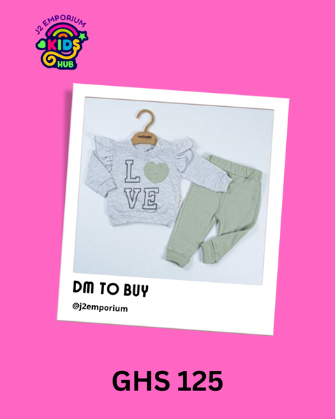 Lovely top with green pants