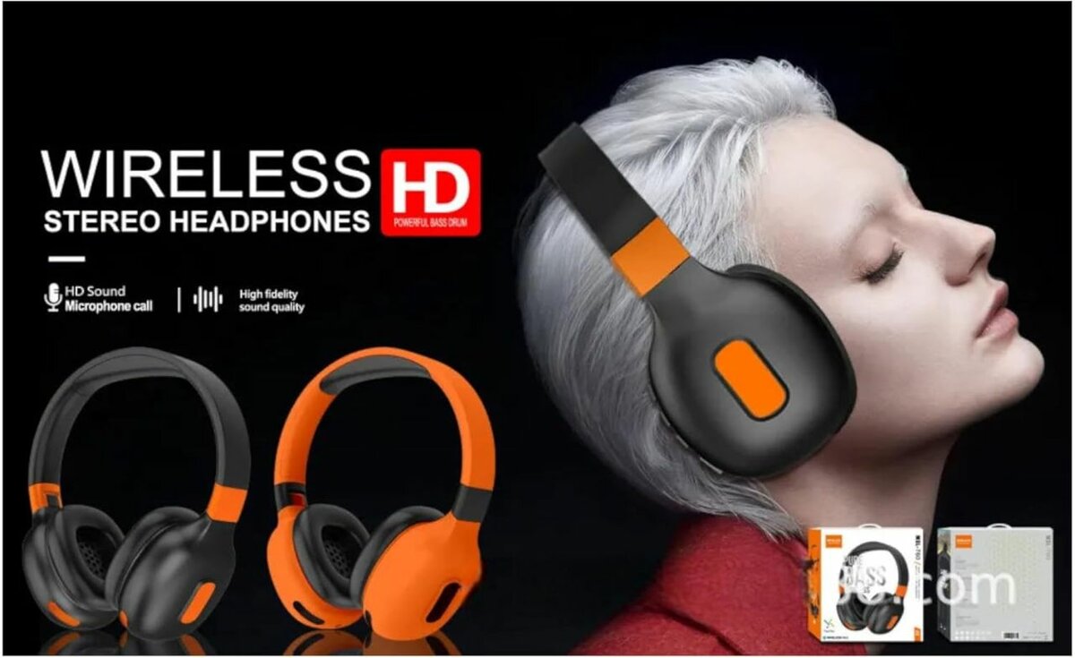 Casque audio sans fil HD