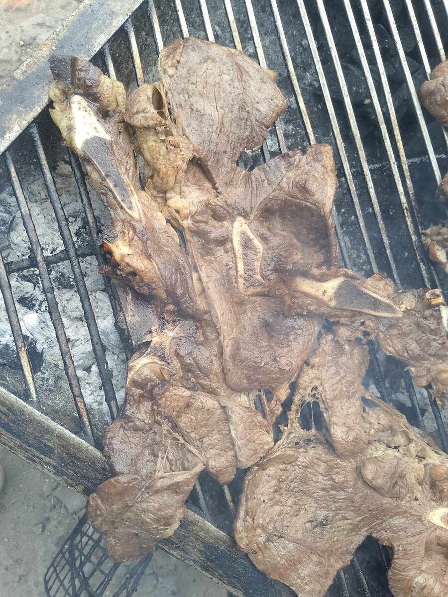 Charcoal grilled tbone