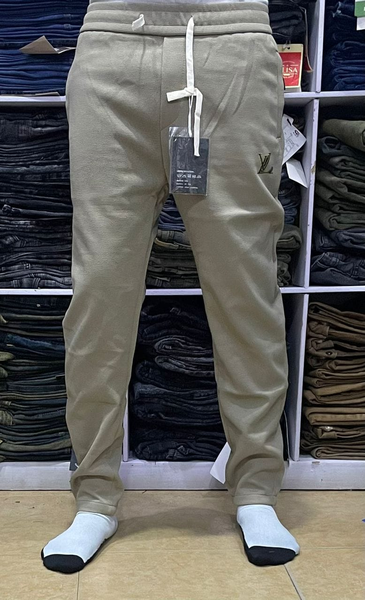 gray baggy pants with white drawstring