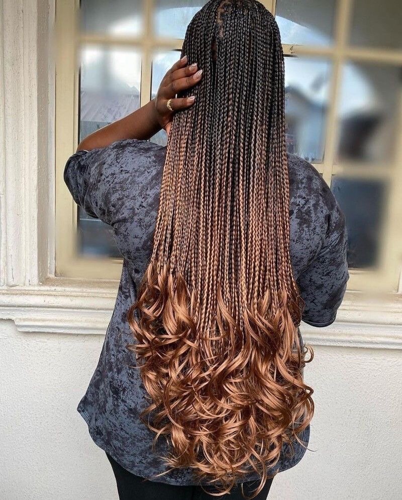 SPIRAL BRAIDS (FRENCH CURLS)