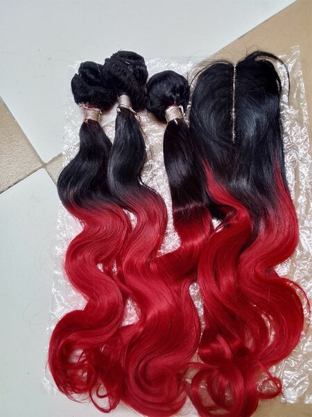 Extensions cheveux bicolores