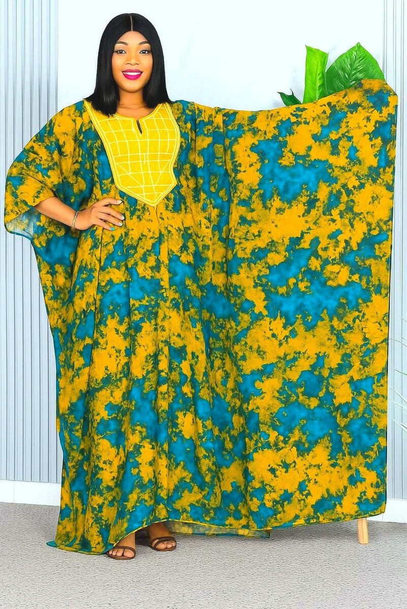 Boubous coton coud broder