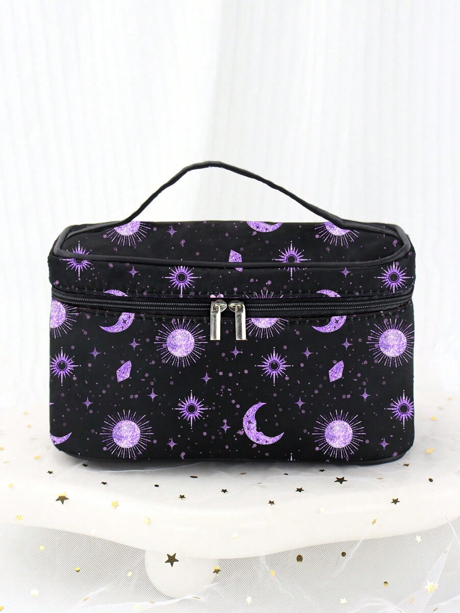 Trousse de Maquillage Lune Étoilée