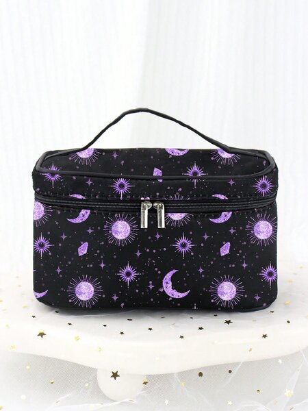 Trousse de Maquillage Lune Étoilée