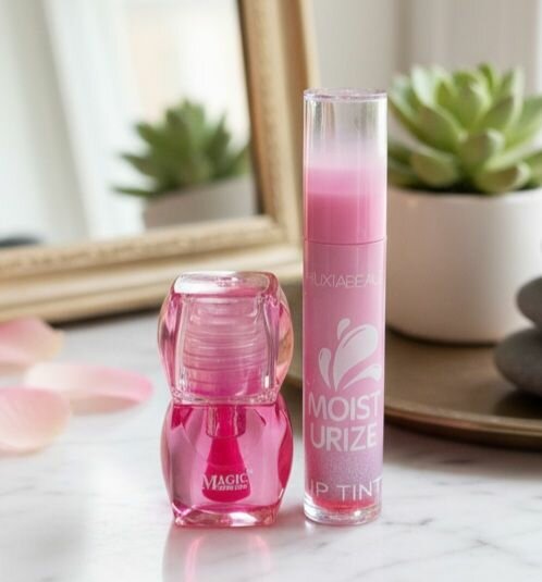 Ensemble maquillage lèvres hydratant