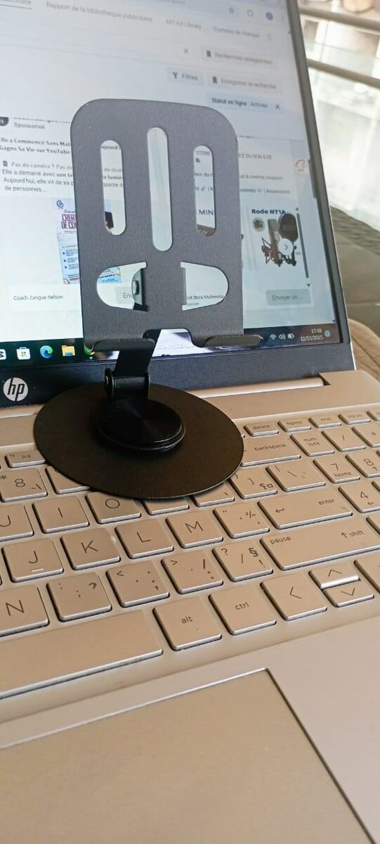 Support téléphone bureau