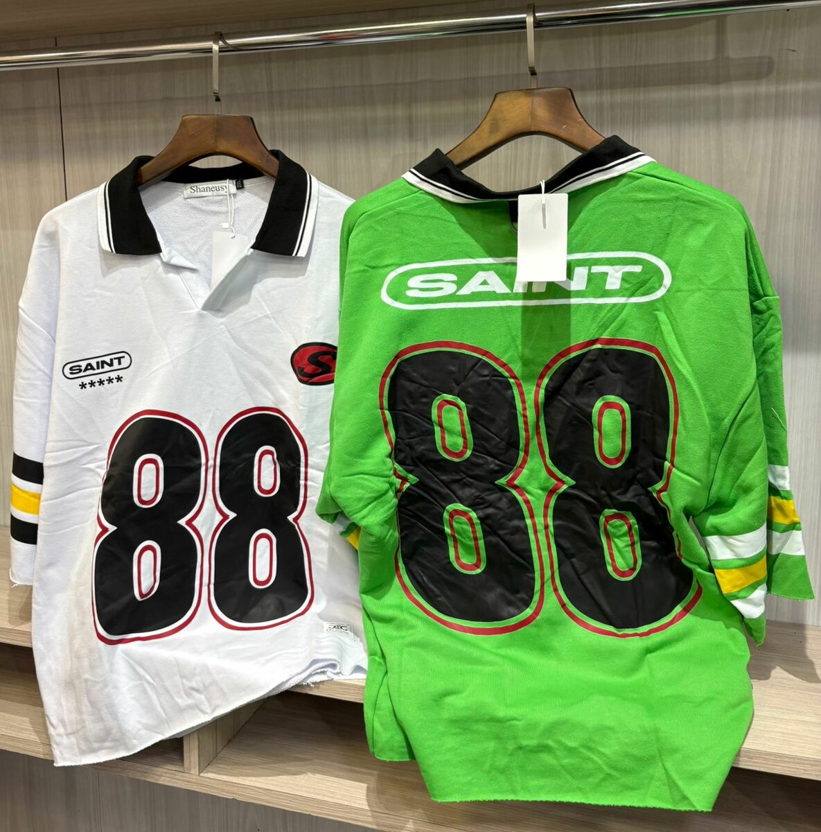 Maillots vintage numérotés