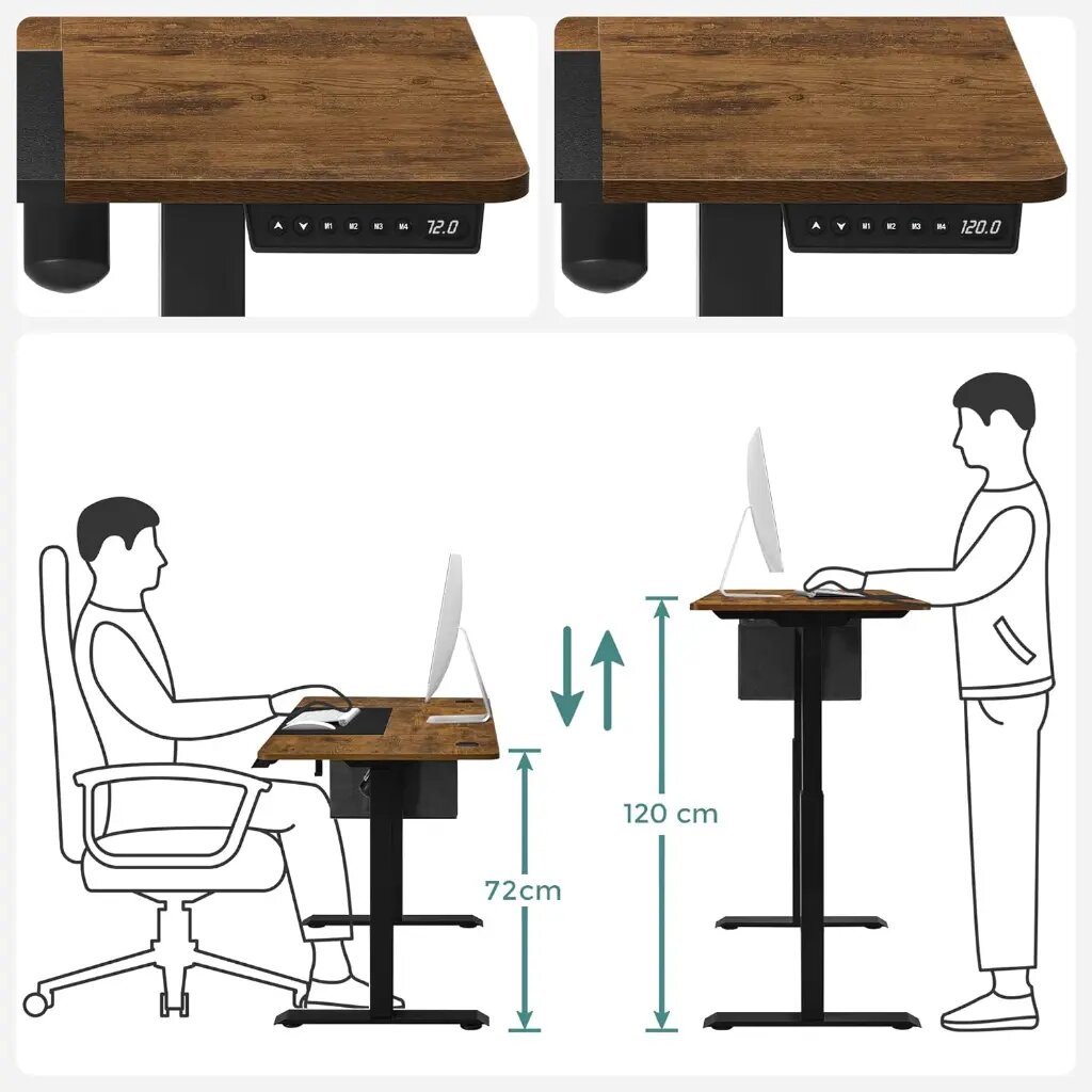 Bureau Électrique Réglable avec Chaise Ergonomique