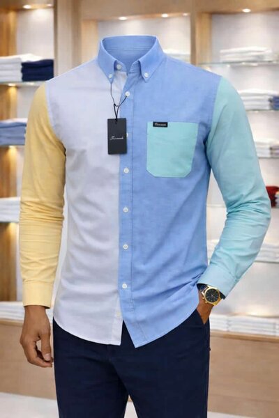 Chemise multicolore homme