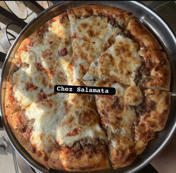 Pizza gourmande Chez Salamata