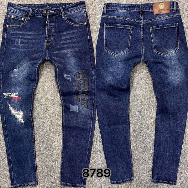 Jean slim délavé pour homme