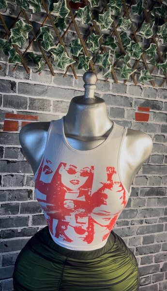 Tops stylés graphiques femme