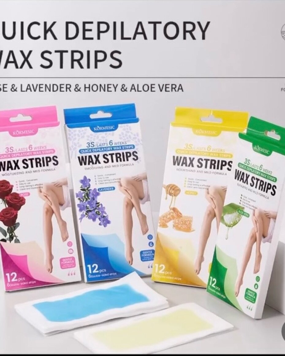 Bandes de cire dépilatoires rapides