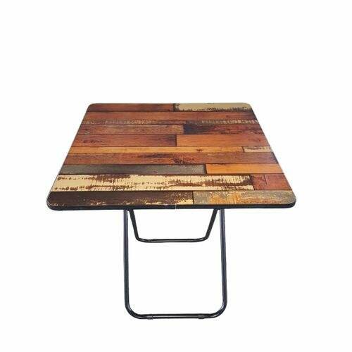 Table pliante en bois portable