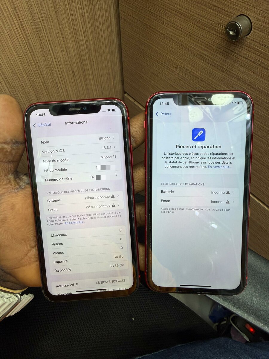 iPhone 11 simple 64Go  Message