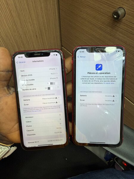 iPhone 11 simple 64Go  Message