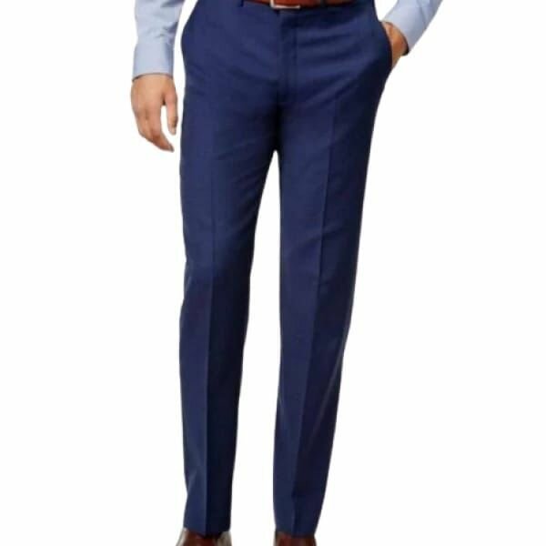Pantalon tissu-BLEU
