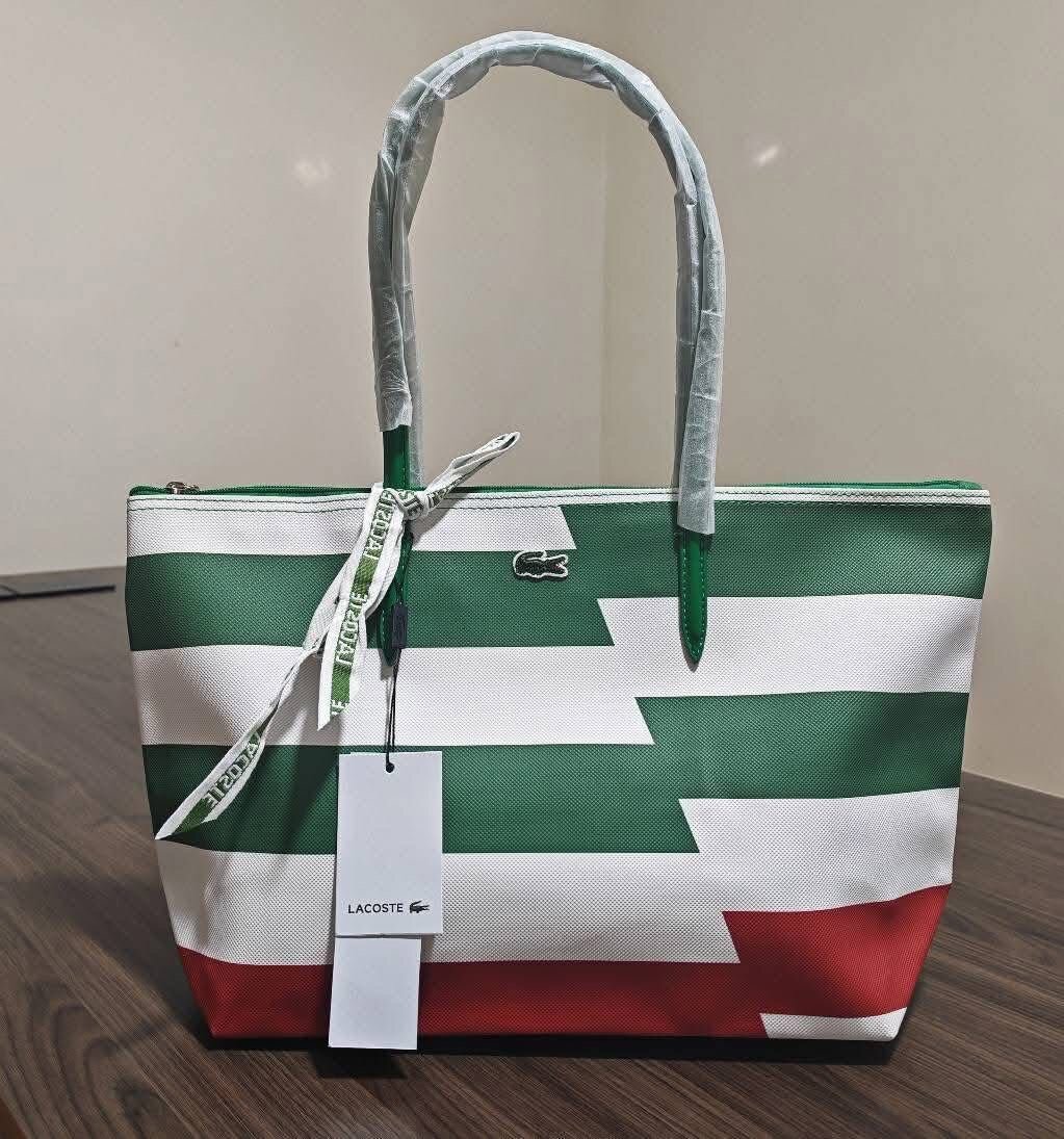 Sac cabas Lacoste coloré
