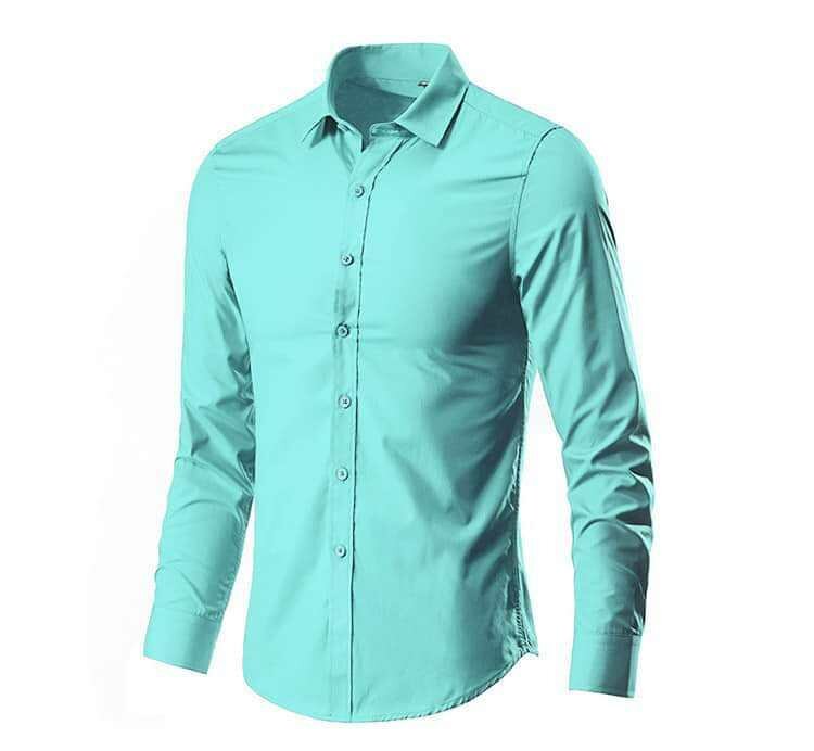 Chemise homme slim bleu ciel