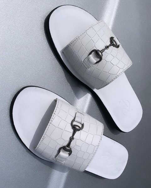 Sandales homme luxe blanc