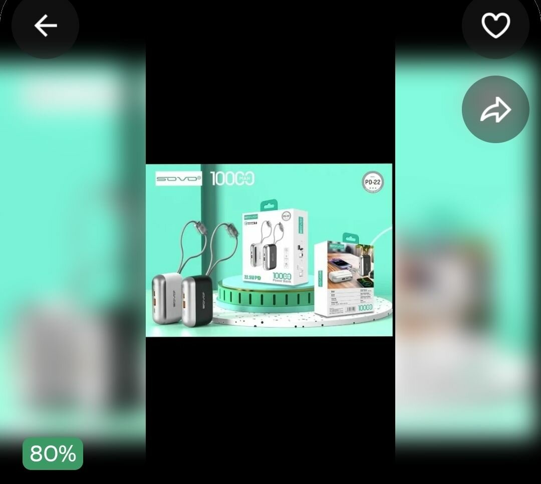 Chargeur SOVO Portable 10000mAh